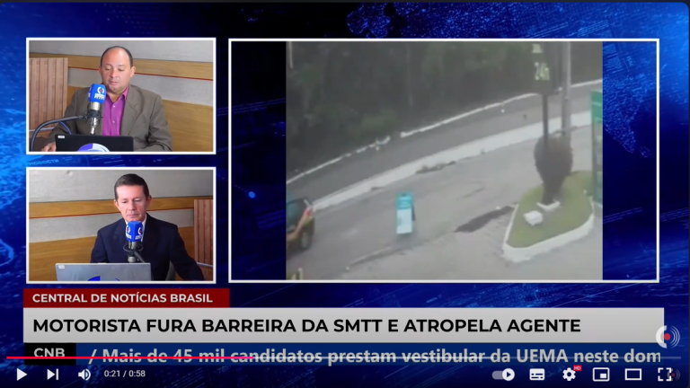 Motorista embriagado atropela agente de trânsito