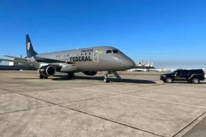 Avião da PF aterrisa em São Luís
