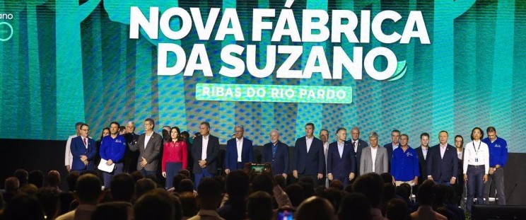 Inauguração da nova fábrica de celulose da Suzano