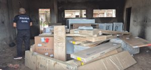 Polícia recupera carga de eletrodomésticos avaliada em quase R$ 40 mil