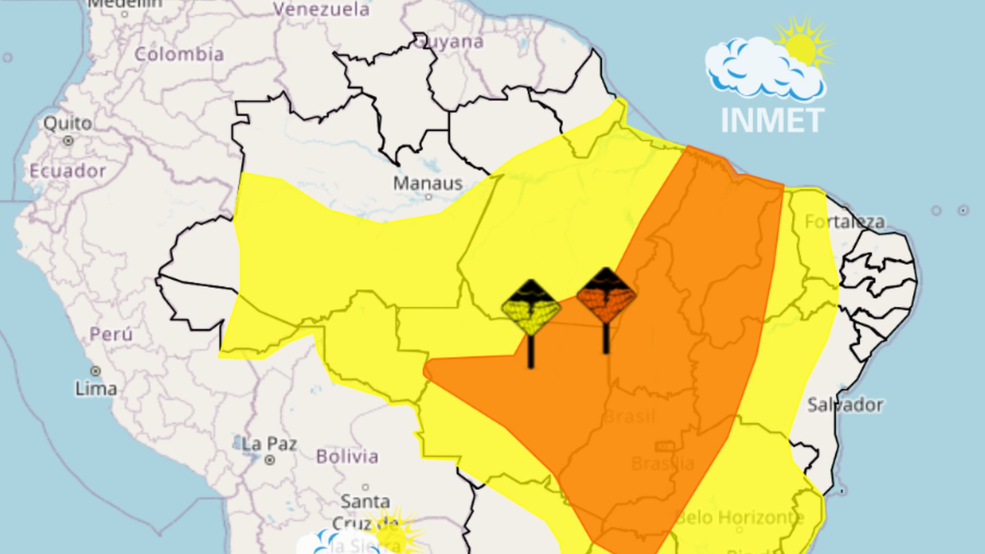 MA segue em alerta laranja para chuvas intensas