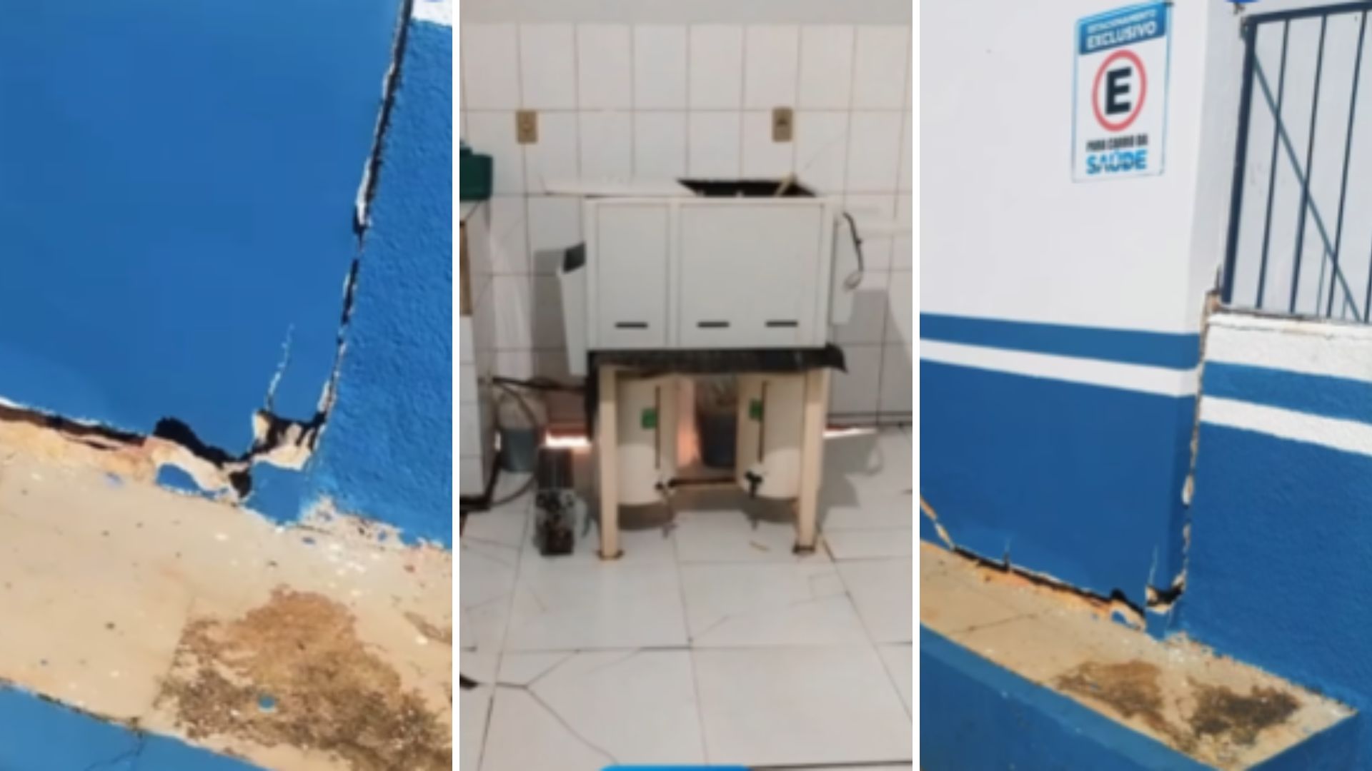 VÍDEO: Atendimentos em hospital são suspensos por risco de desabamento