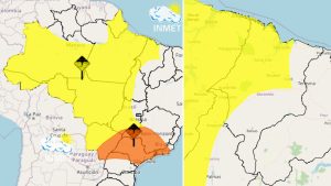 Mais de 150 cidades em alerta para chuvas até esta segunda, 27