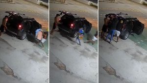 VÍDEO: Bandidos invadem loja de roupas e levam quase toda a mercadoria