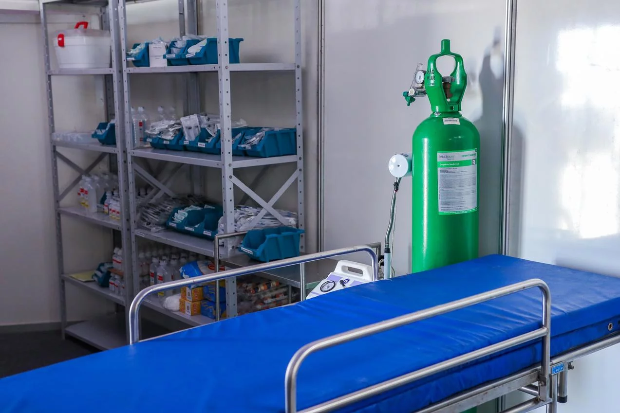 Secretaria de Saúde do Estado instala hospitais de campanha na Litorânea