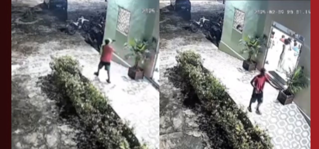 VÍDEO: Homem assalta igreja durante culto em Codó
