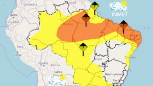 MA tem alertas laranja e amarelo até esta sexta (07)