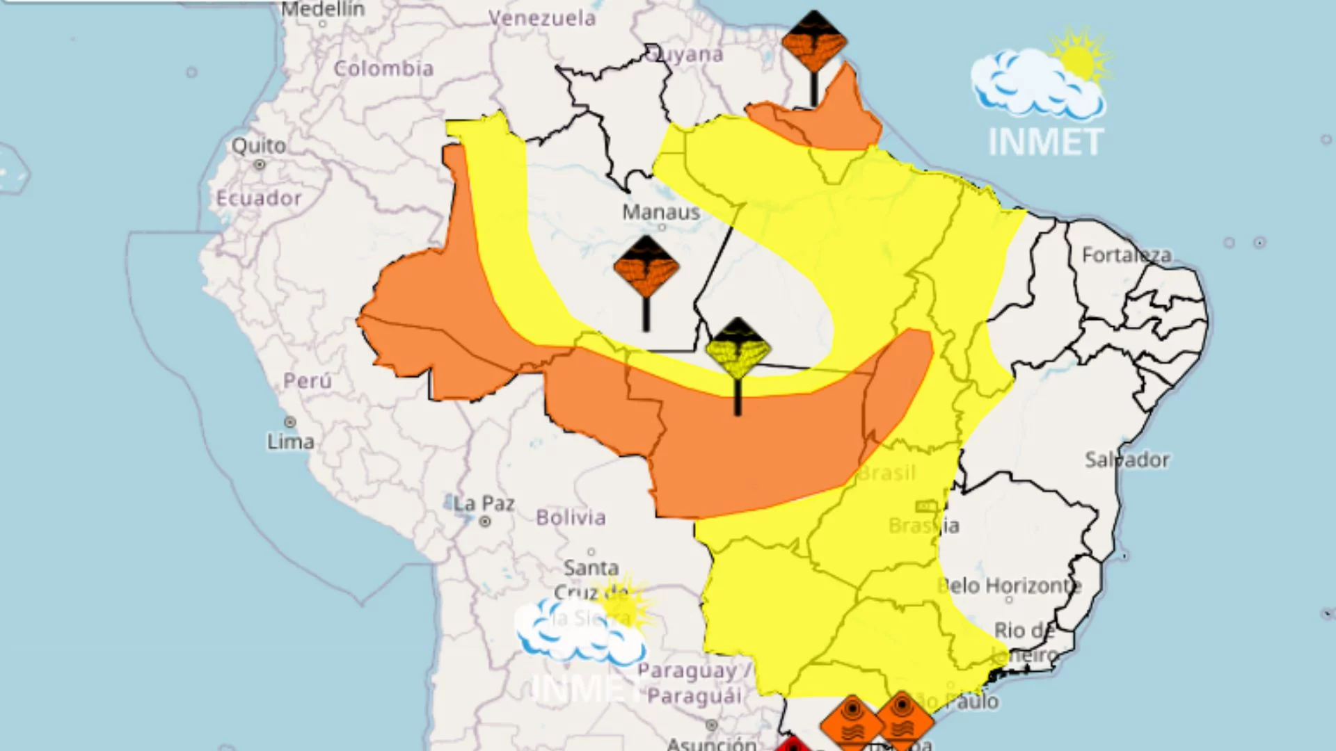 São Luís e mais 173 cidades estão em alerta amarelo no MA
