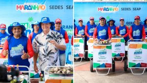 Brandão entrega primeiros carrinhos do Minha Renda Praia a vendedores de ostras