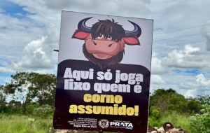 Prefeitura viraliza com campanha contra descarte irregular