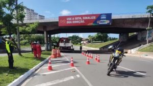 VÍDEO: Viaduto passa por obras após vistoria detectar risco de desabamento