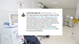 Governo vai pagar corrida de app a pacientes em tratamento durante greve de ônibus