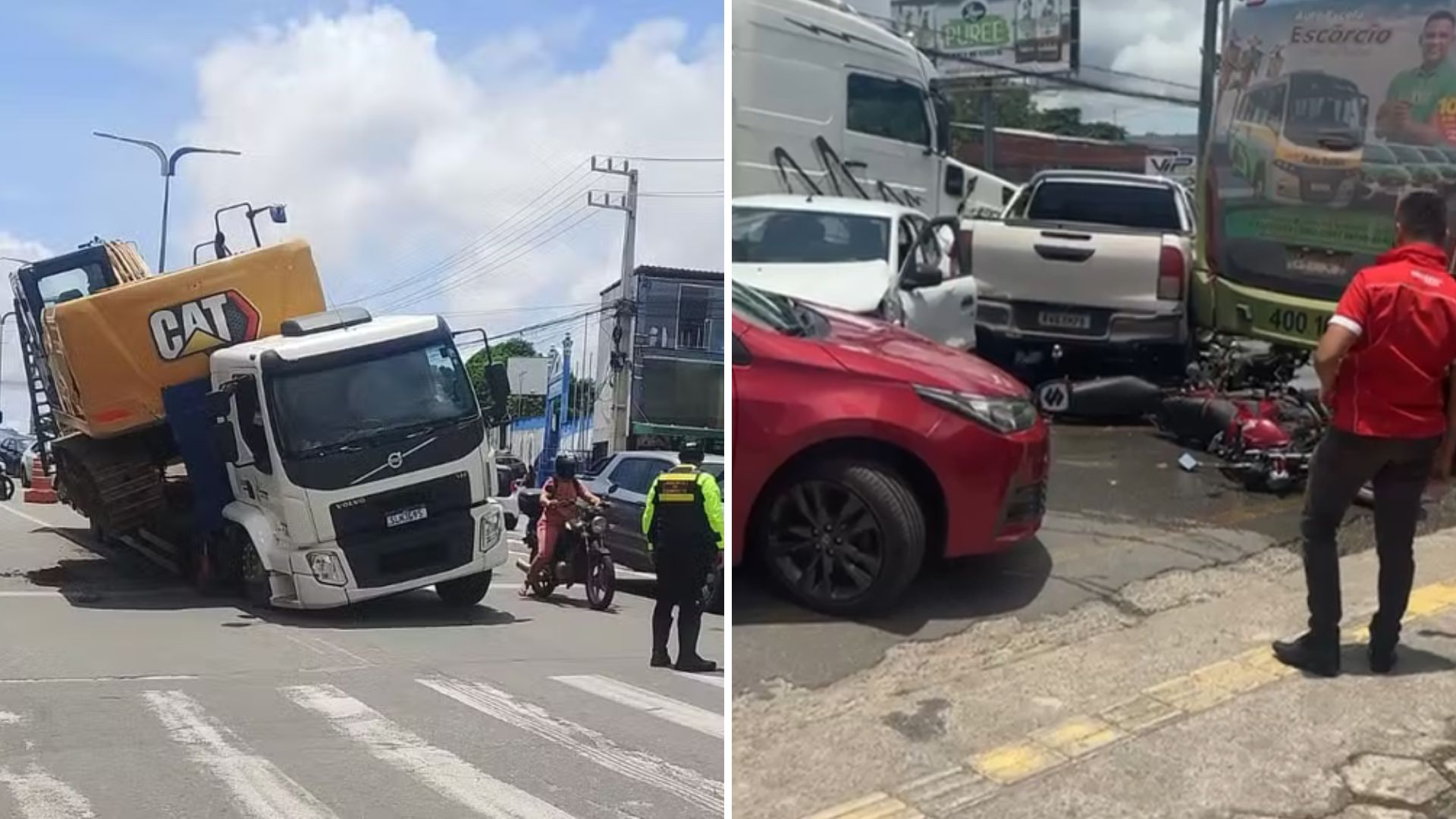 VÍDEO: Grande Ilha tem diversos acidentes de trânsito nesta terça (11)