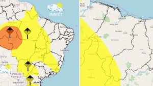 MA tem 32 cidades em alerta amarelo para chuvas nesta terça (25)