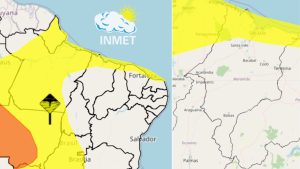 Norte do MA segue sob alerta amarelo para chuvas nesta quinta (13)