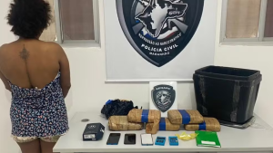 Mulher é presa com 6kg de skunk dentro de casa, em São Luís