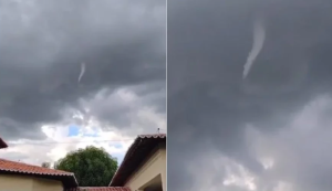VÍDEO: Moradores registram nuvem funil em Timon