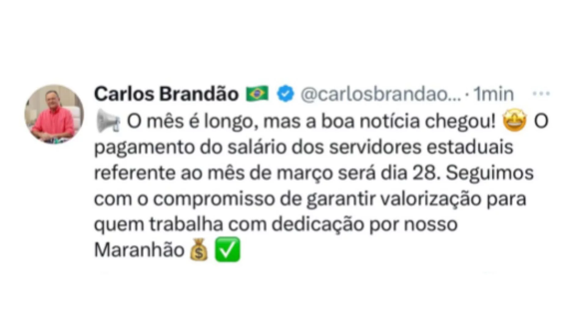 Servidores estaduais recebem salários no próximo dia 28