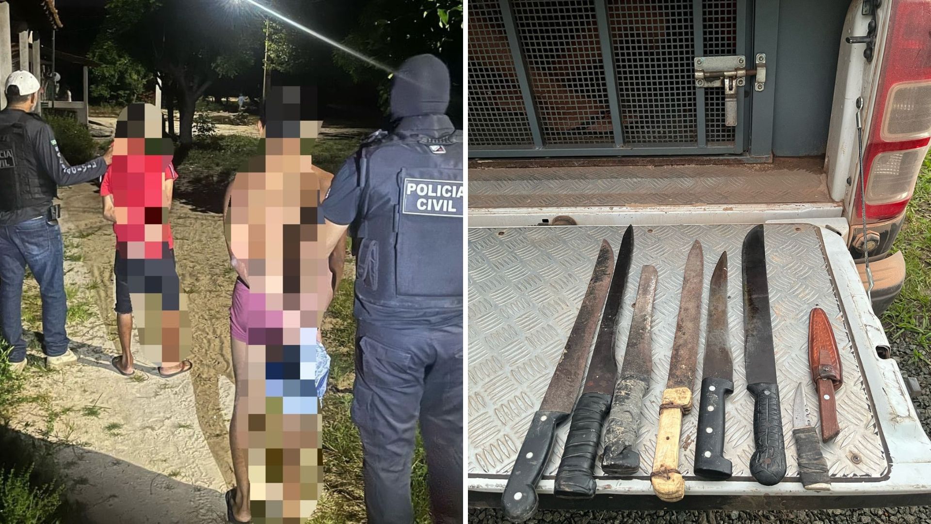 Dois irmãos são presos por homicídio em Alto Alegre do Pindaré