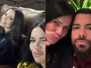 Sandy surpreende ao posar ao lado da sogra em evento no RJ