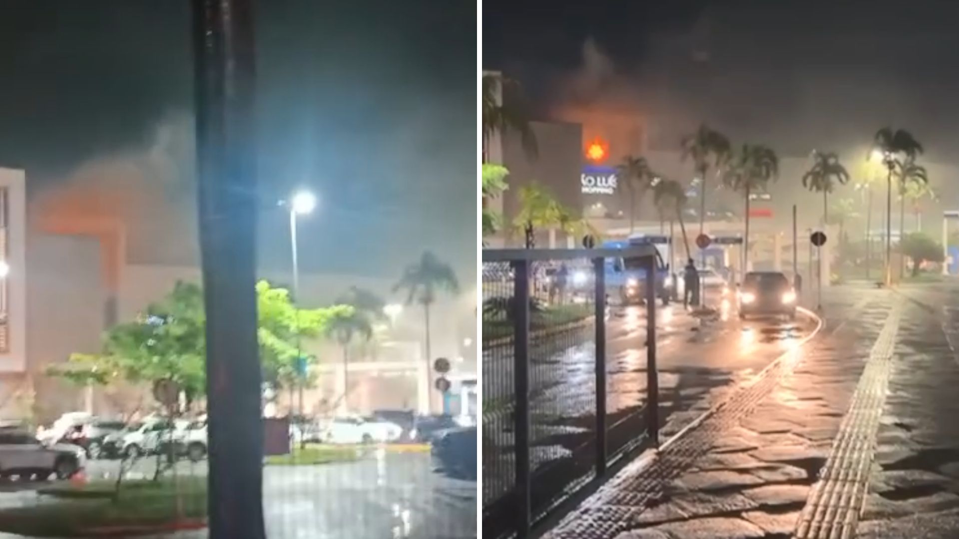 VÍDEO: Princípio de incêndio é registrado em restaurante de shopping