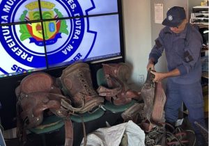 Produtos levados de uma fazenda no interior do Maranhão são recuperados pela guarda civil