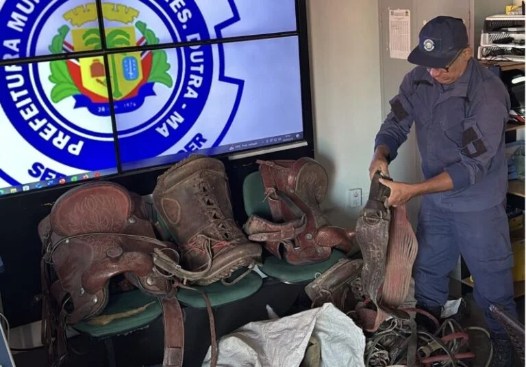 Produtos levados de uma fazenda no interior do Maranhão são recuperados pela guarda civil