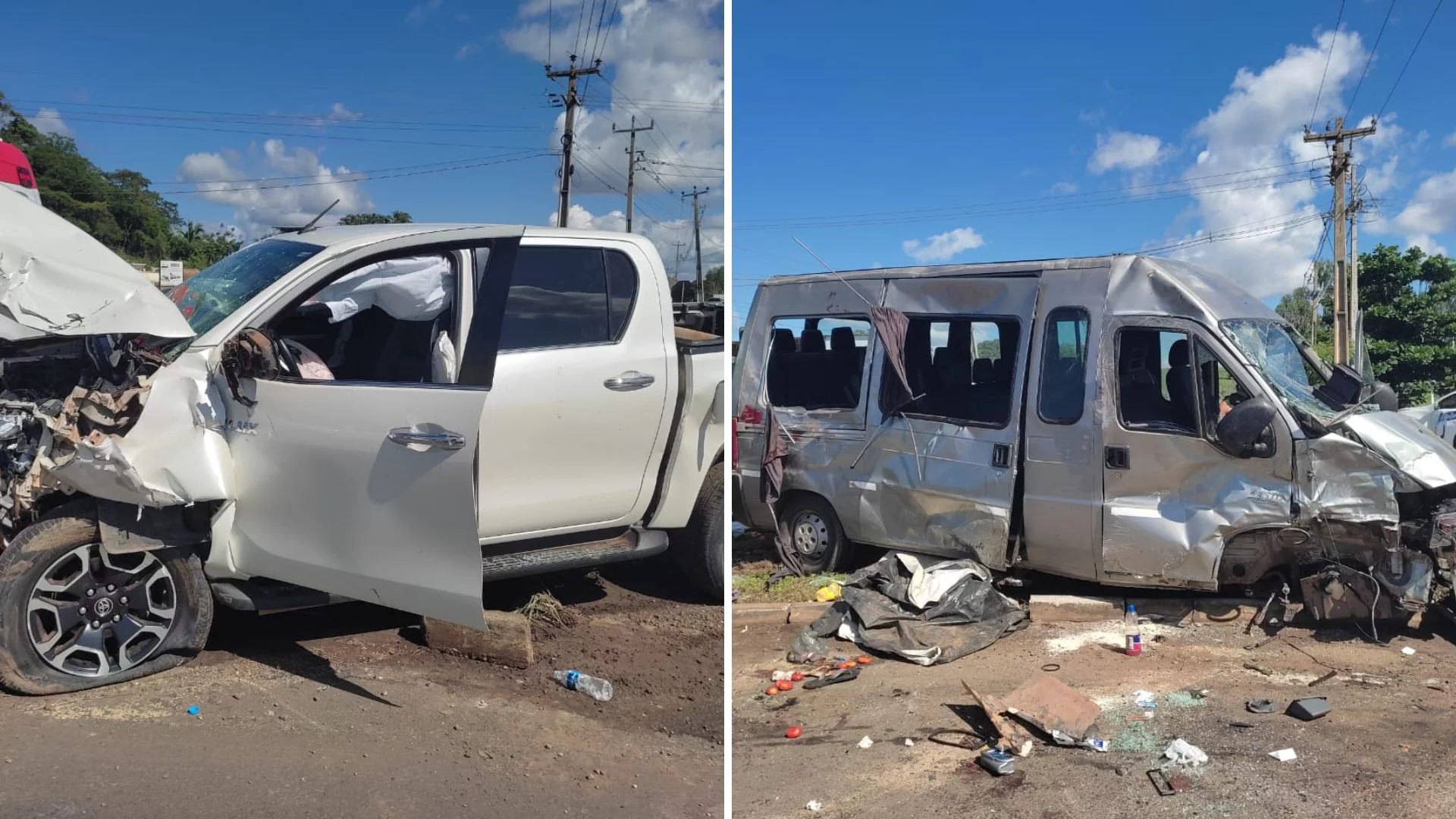 VÍDEO: Passageiros são arremessados para fora de veículo após colisão
