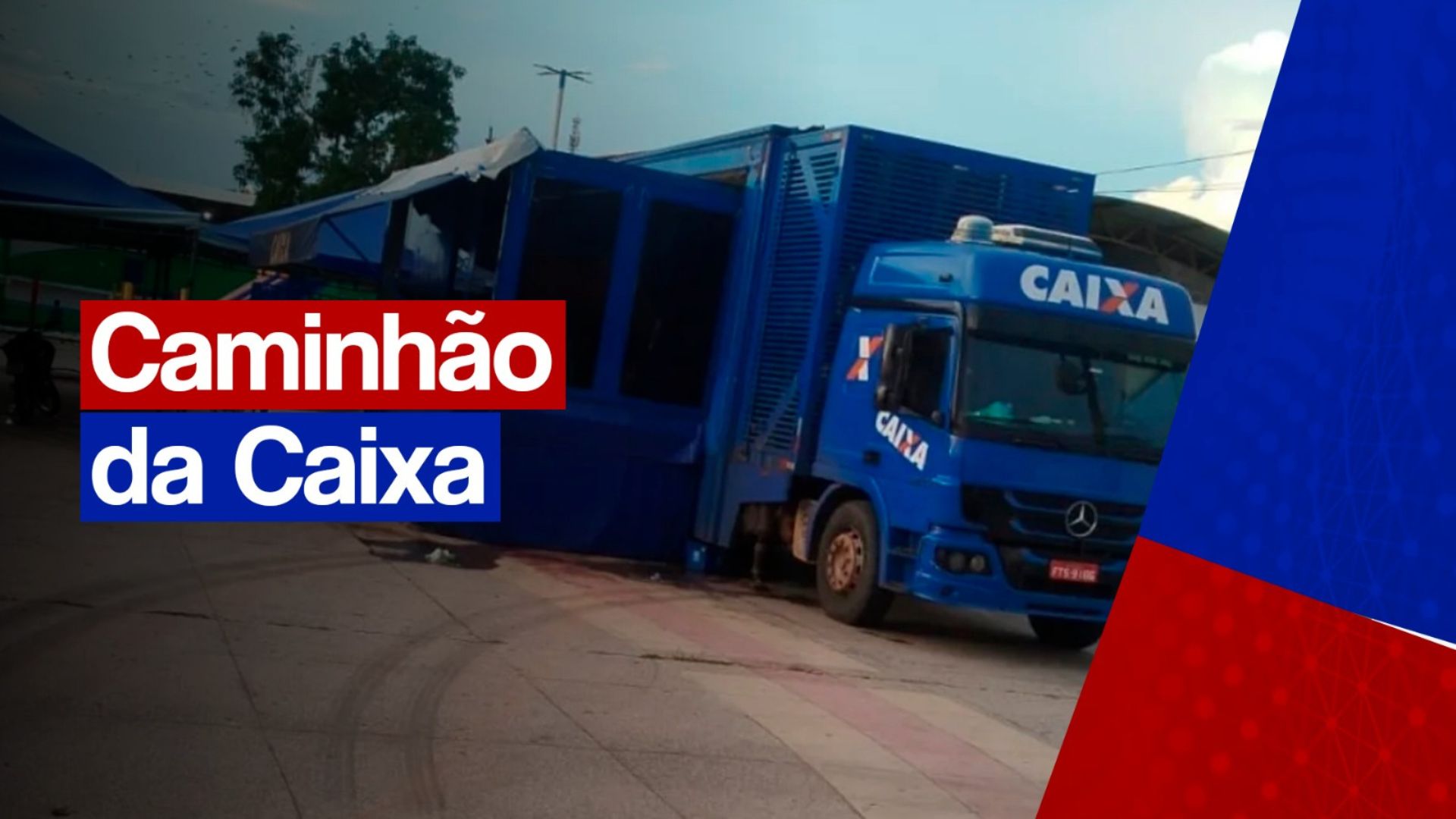 VÍDEO: Caminhão da Caixa chega a Vitorino Freire após criminosos explodirem agência