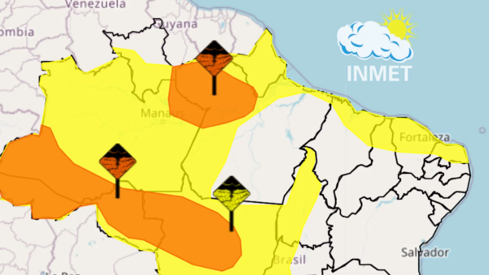 MA tem novo alerta para 97 cidades nesta quinta (03)