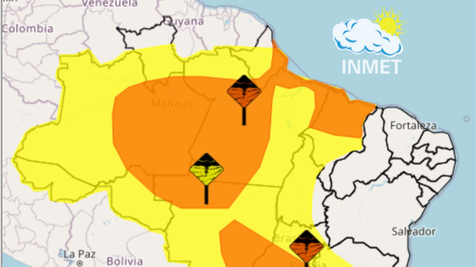 TEMPO: MA tem dois alertas para chuvas nesta sexta (25)
