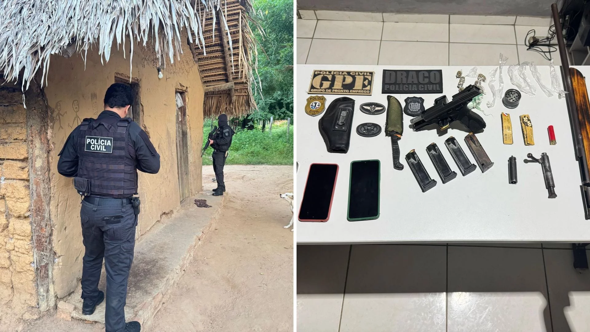 Suspeito de vários homicídios é morto após fazer companheira refém