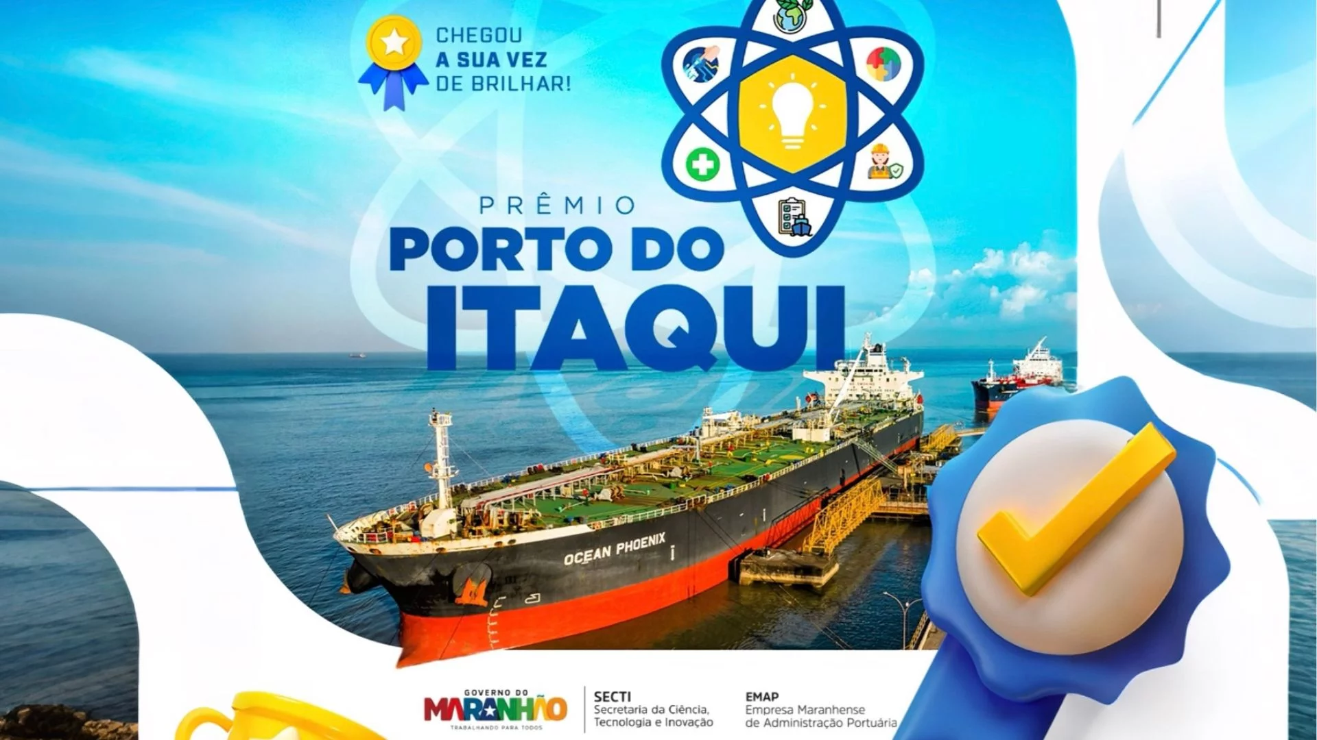 Inscrições abertas para o Prêmio Porto do Itaqui 2025
