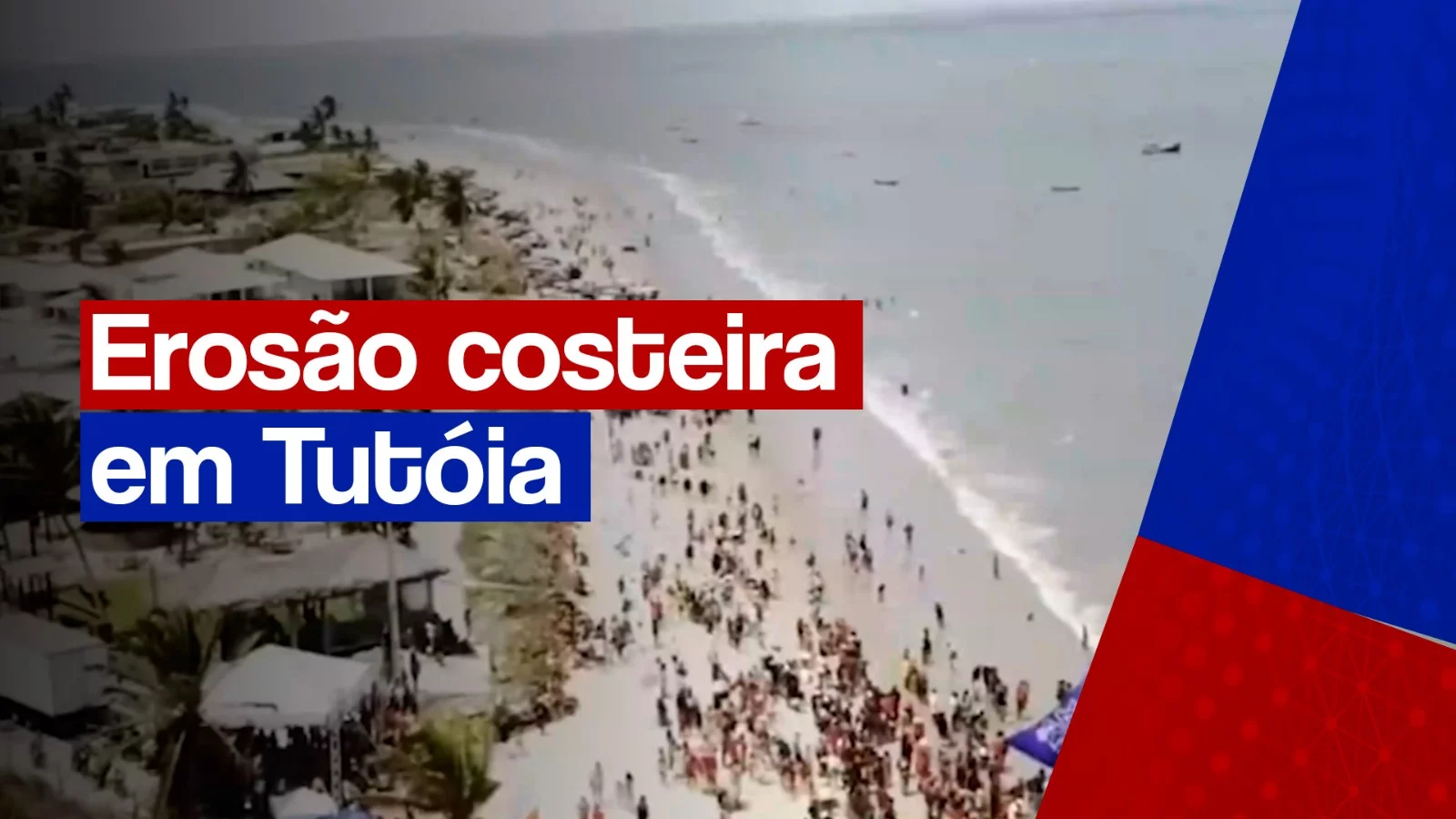 VÍDEO: Erosão em praia deixa moradores e investidores em alerta