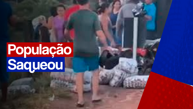 Delegado afirma que pessoas que saquearam carga de arroz vão responder pelo crime