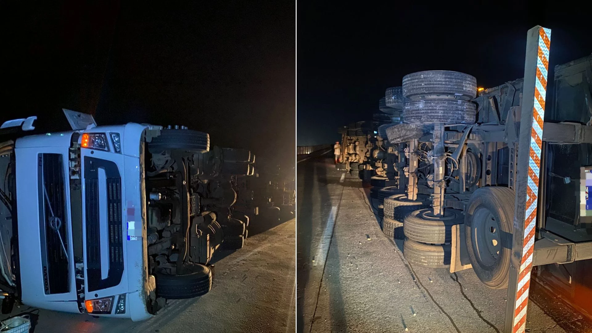 Carreta tomba sobre ponte e interdita acesso à São Luís