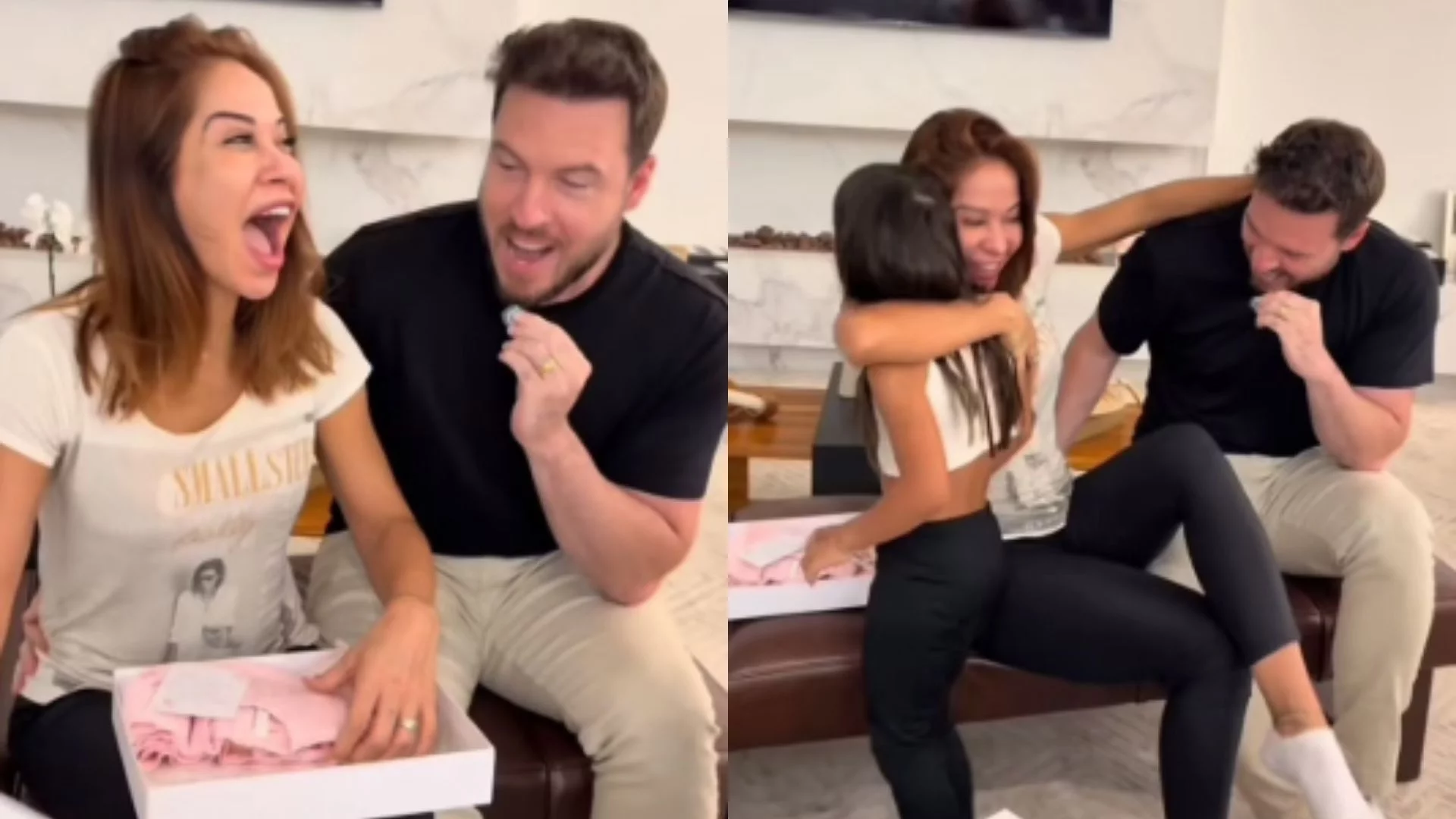 Maíra Cardi e Thiago Nigro revelam sexo de bebê