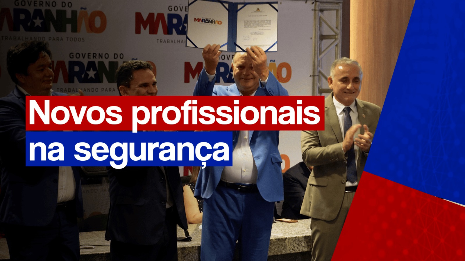 VÍDEO: MA ganha mais de 70 novos profissionais na segurança