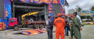 Arraial do Ipem e Parque Folclórico recebem vistoria técnica do Corpo de Bombeiros