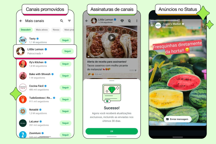 WhatsApp terá anúncios e canais com conteúdo pago