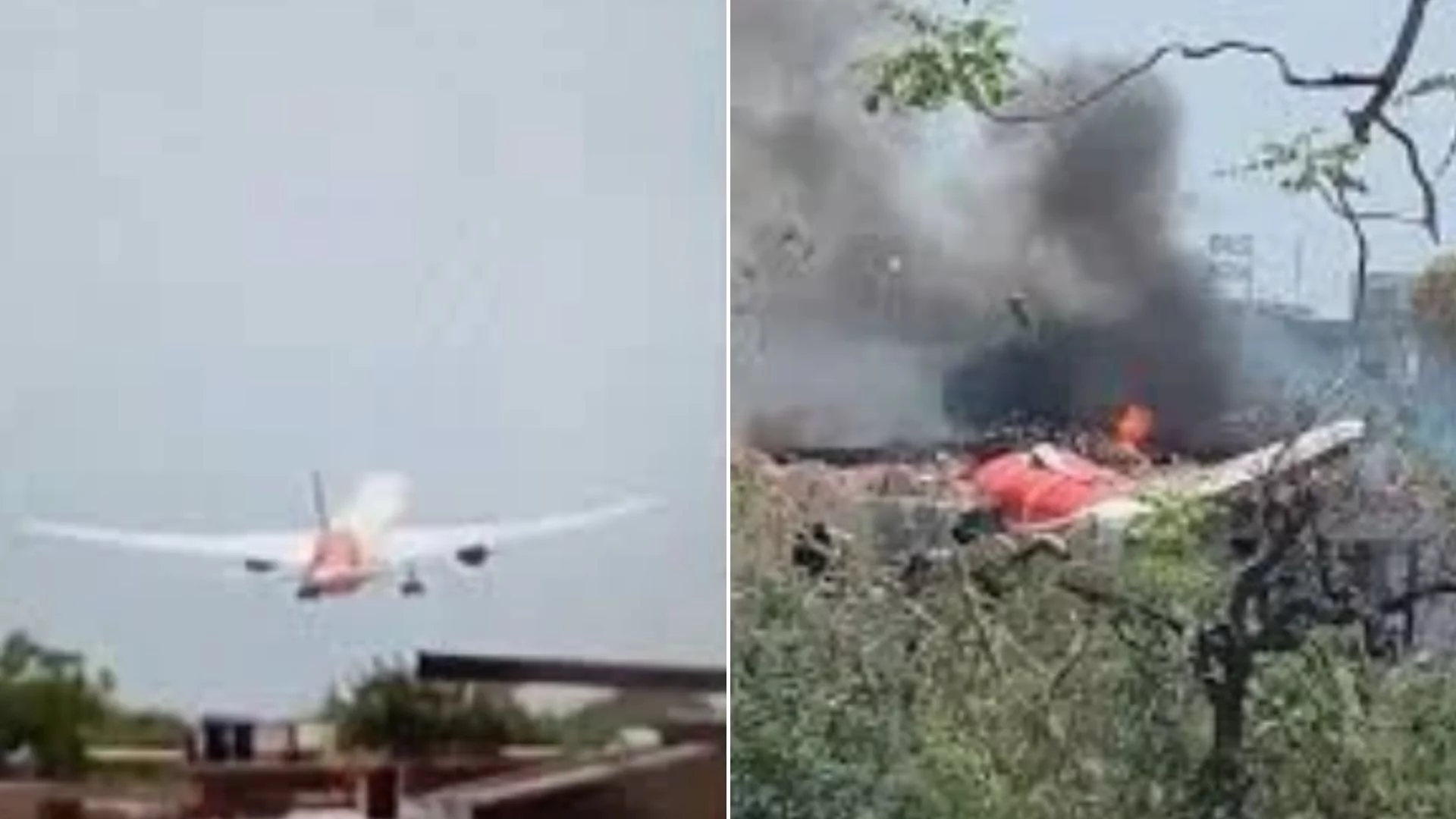 Avião com mais de 200 passageiros cai na Índia