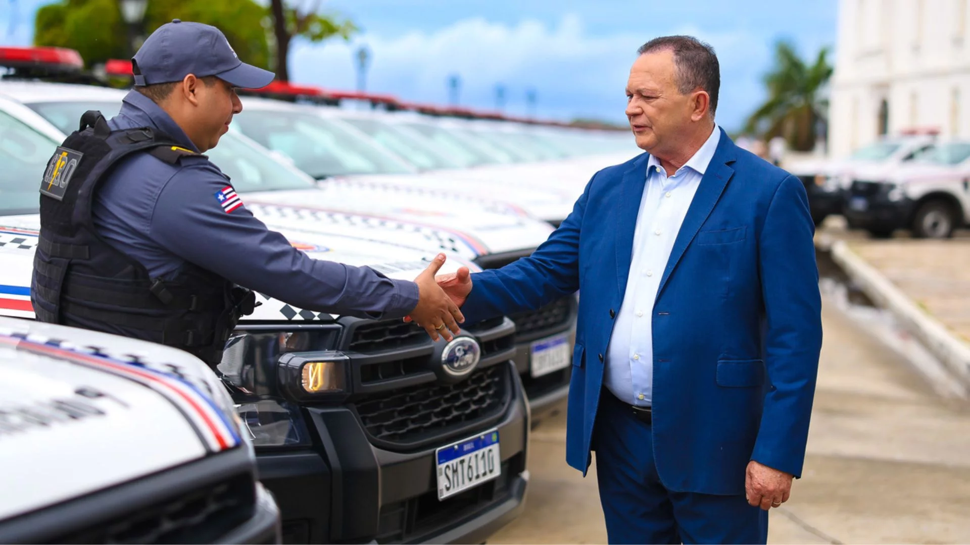 Brandão anuncia reajuste salarial para PM e Bombeiros