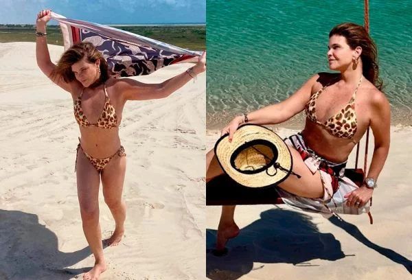 Cristiana Oliveira encanta seguidores com fotos nos Lençóis Maranhenses