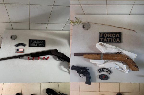 Agressão familiar termina com prisão e apreensão de armas em Codó