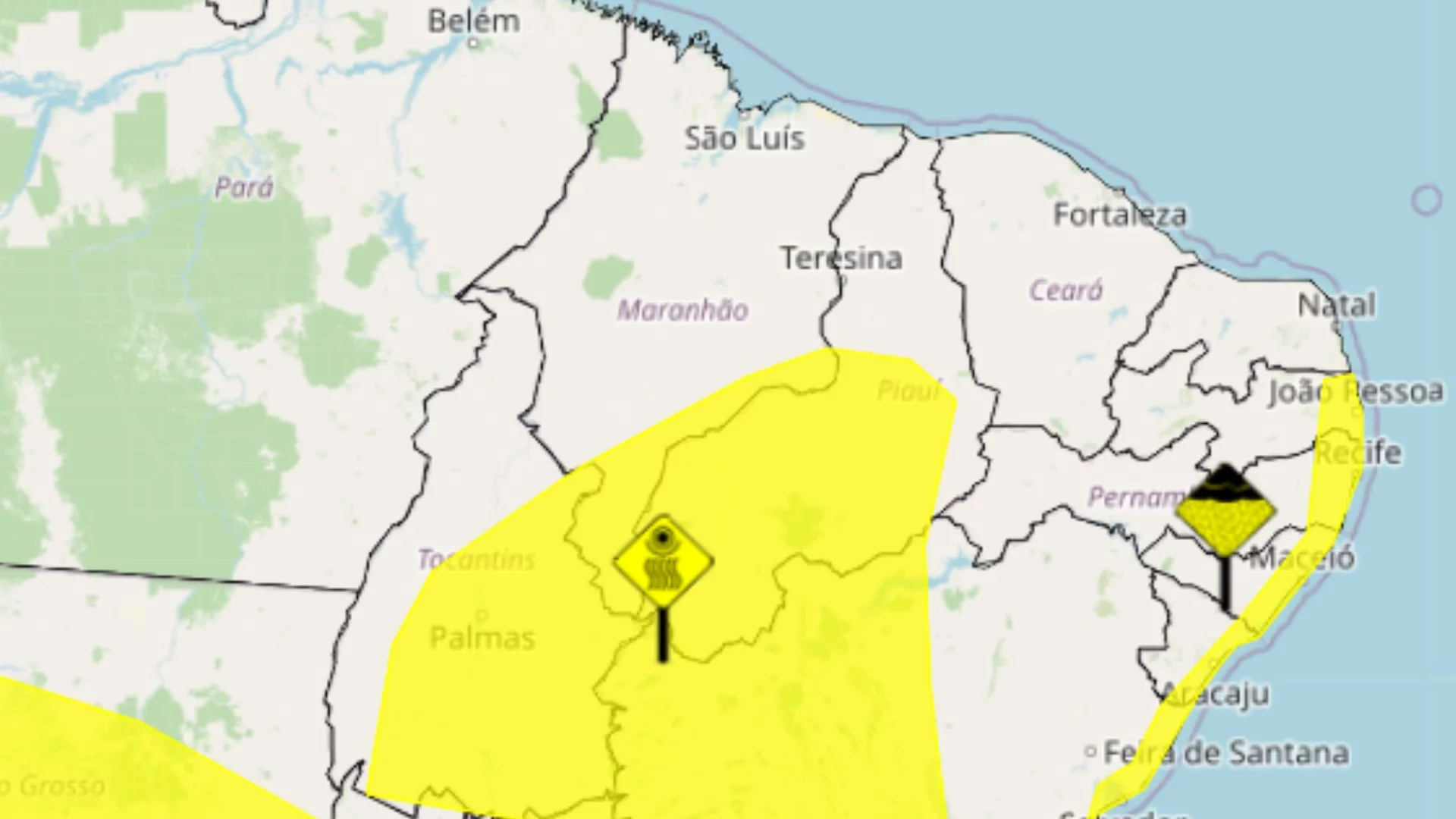 19 cidades do MA recebem alerta por baixa umidade do ar