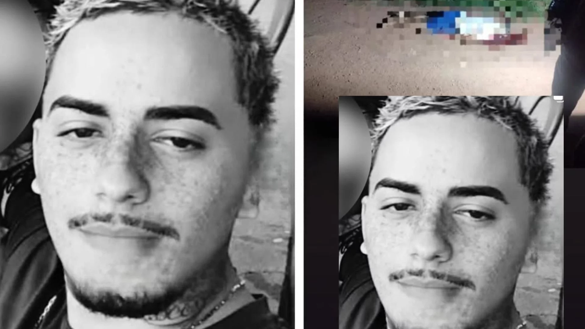 Jovem é assassinado a tiros e facção deixa recado no dedo