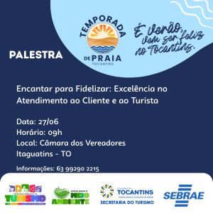 Palestra capacita empreendedores das praias Remanso dos Botos e Tio Claro em Itaguatins