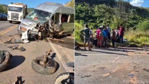 VÍDEO: Três pessoas morrem após veículo invadir contramão na BR-222