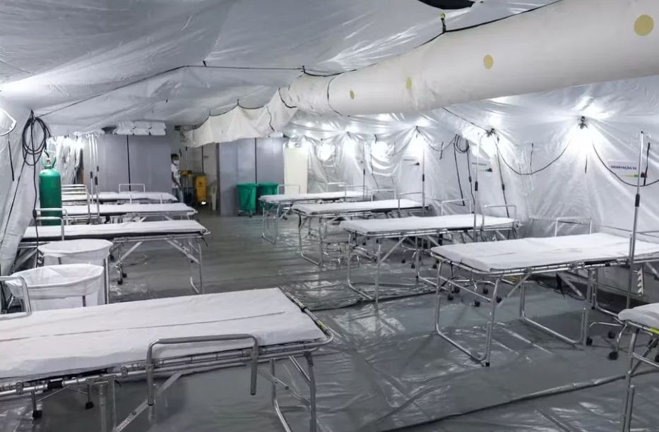 Hospital de Campanha de Síndromes Gripais vai funcionar até o dia 15 de julho