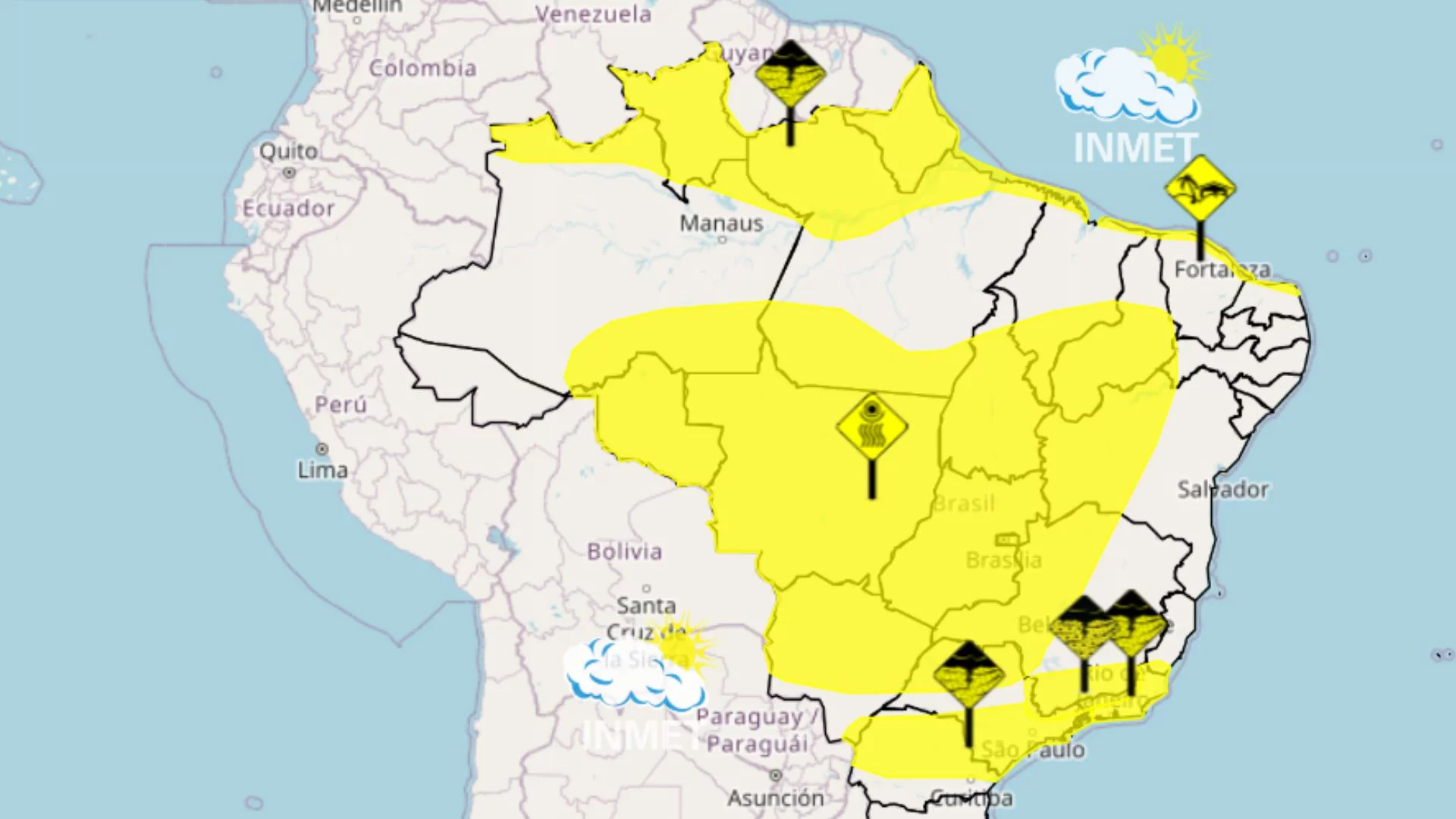 MA recebe alerta para ventos fortes até segunda (28)